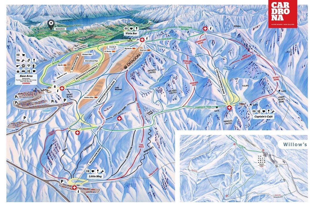 Ski fields in South Island – Queenstown & Wanaka