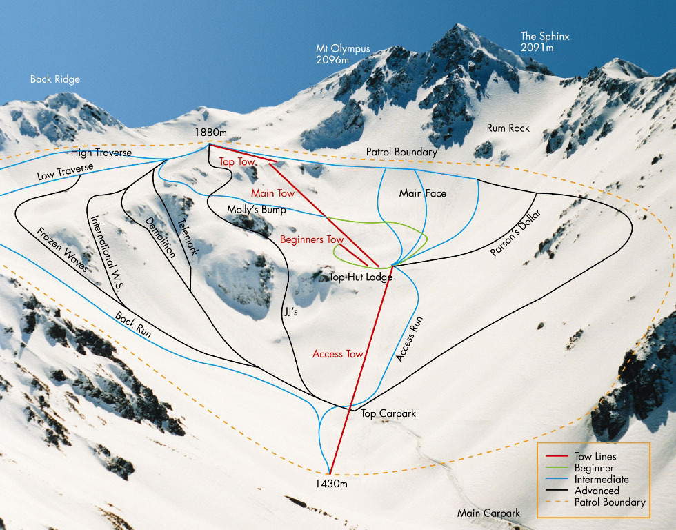 Ski fields in South Island - Christchurch & Canterbury