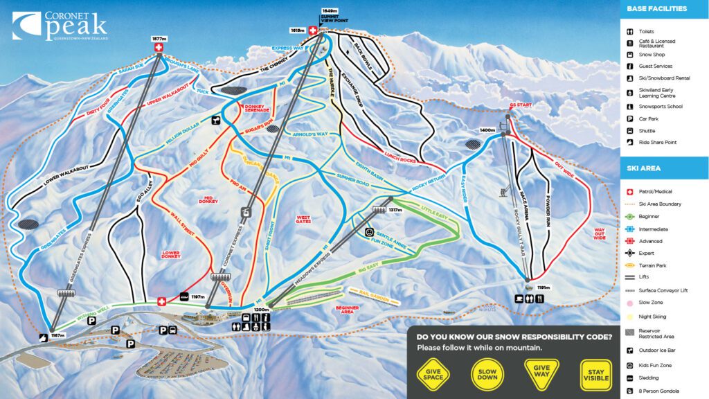 Ski fields in South Island – Queenstown & Wanaka